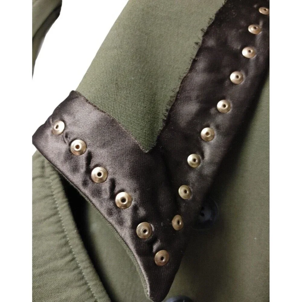 Military Double Breasted Coat by Realzz Official Sz L